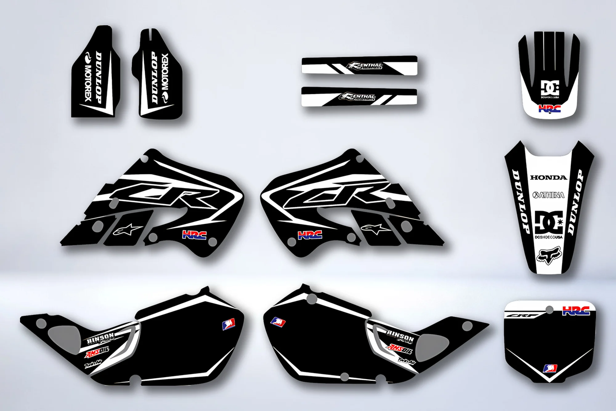 Kit Déco HONDA CR 125-250 1997-1999 - B&W