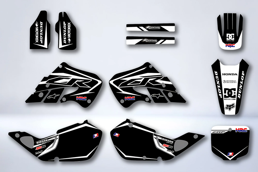 Kit Déco HONDA CR 125-250 1997-1999 - B&W