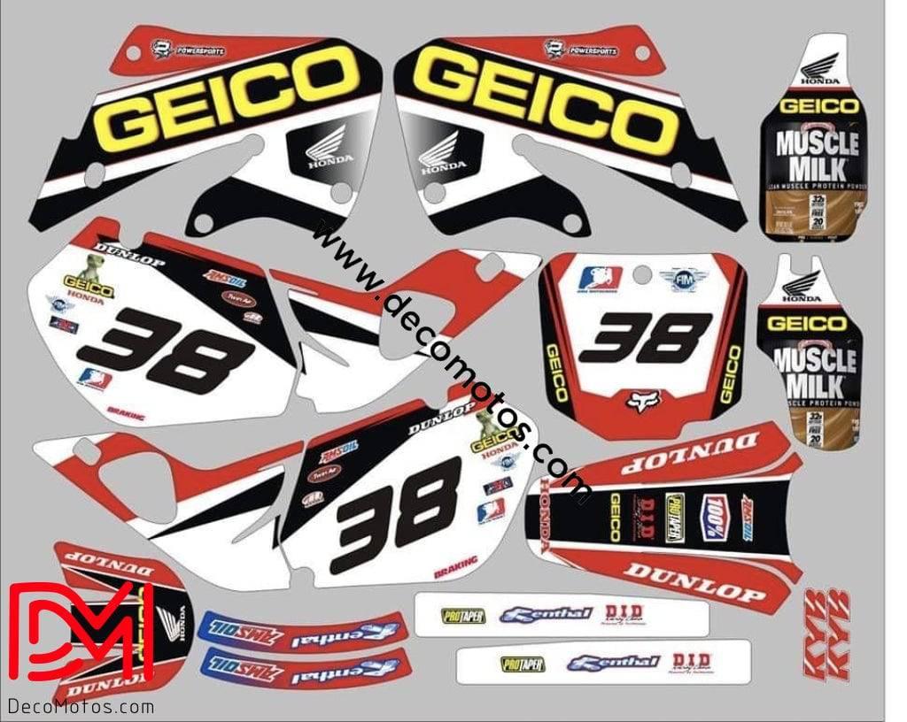 Kit Déco HONDA CR 125-250 1998-1999 - GEICO