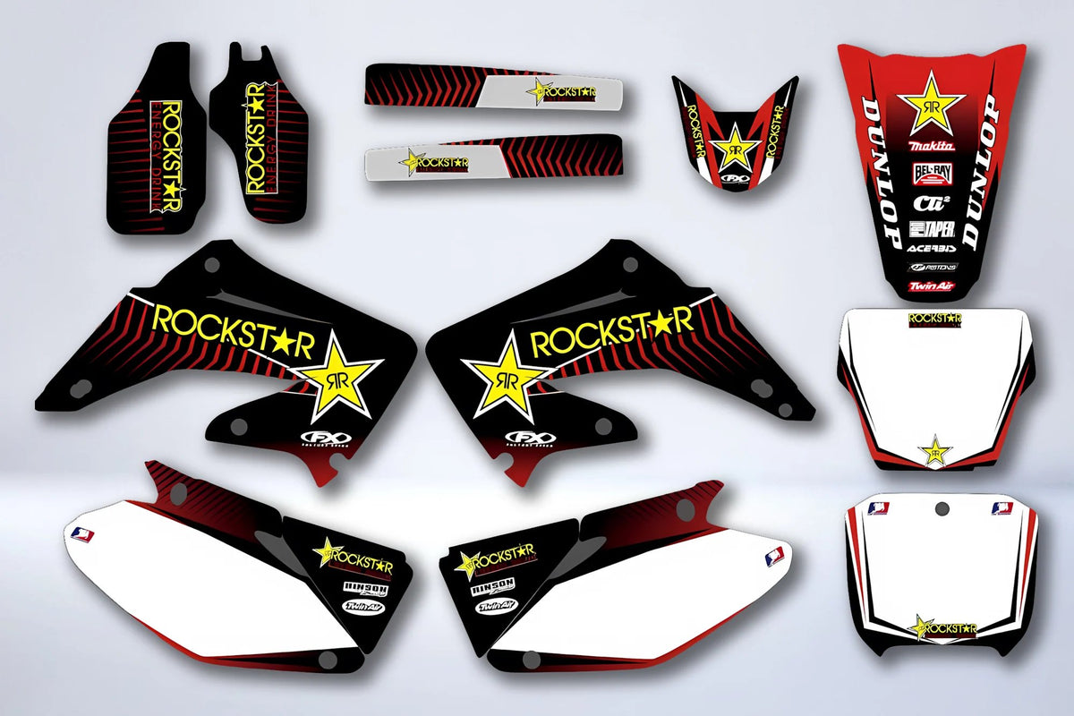Graphics kit HONDA CR 125-250 2002-2013 - ROCKSTAR RED #3
