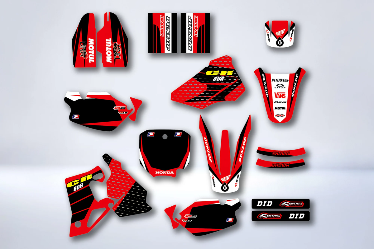 Kit Déco HONDA CR 80 1996-2002 ORIGINE