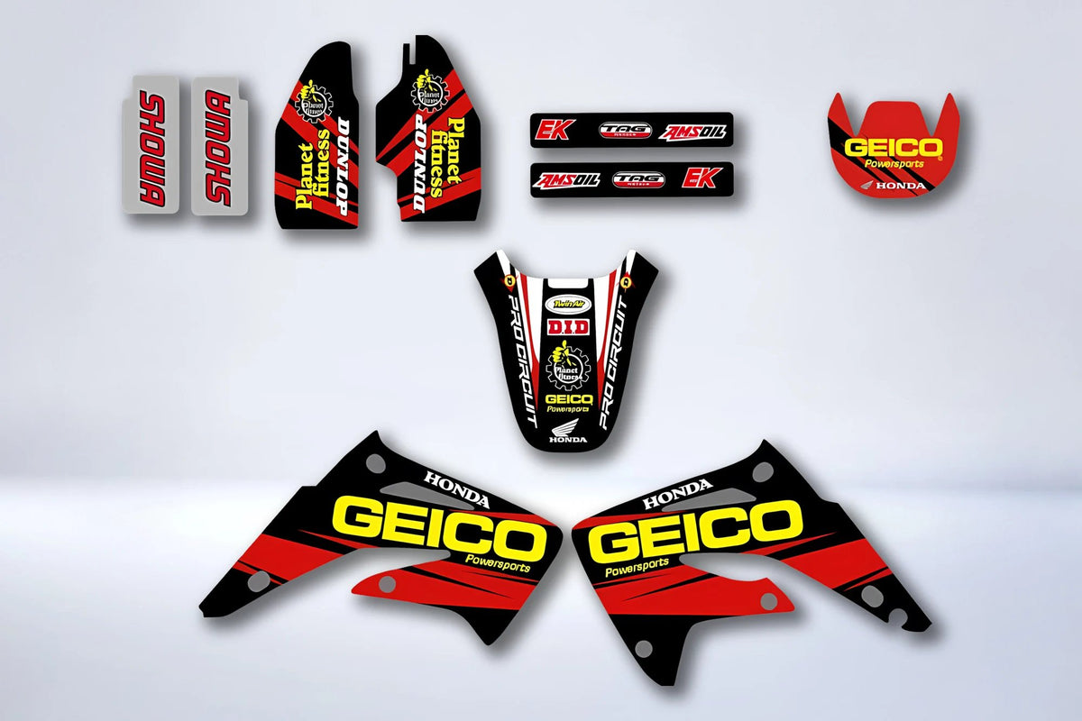 Kit grafiche HONDA CR 85 2003-2012 GEICO