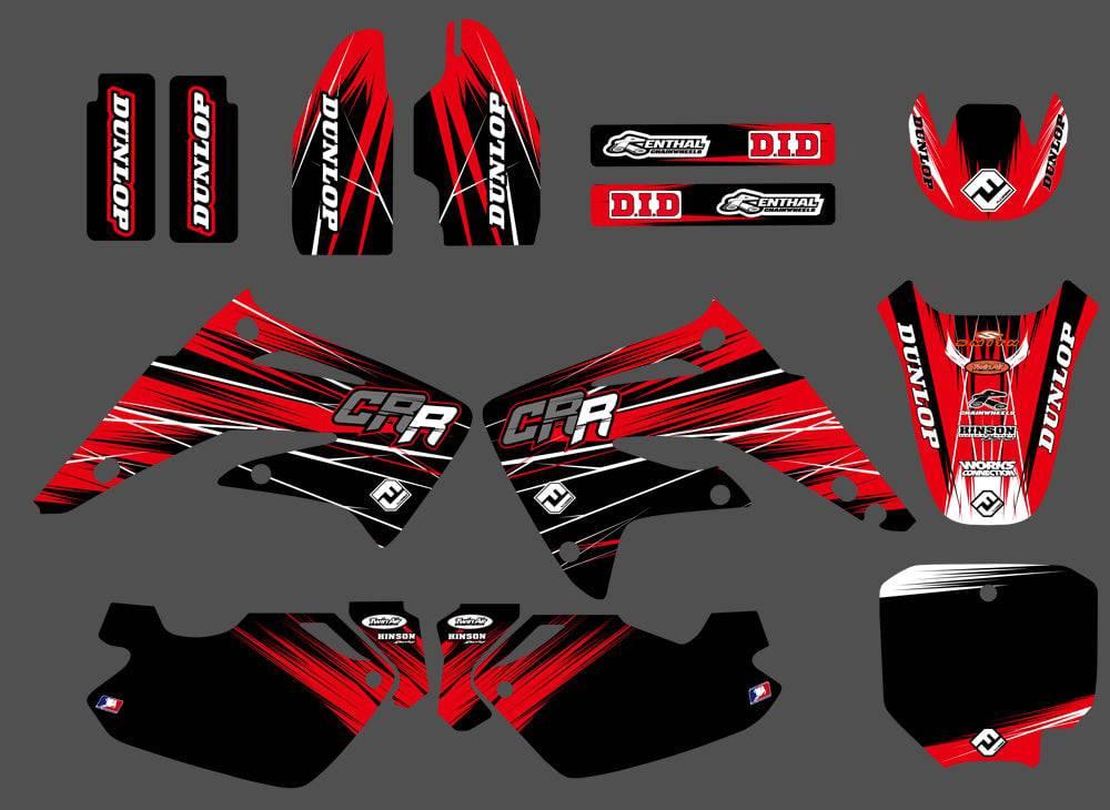 kit grafiche HONDA CR 85 2003-2012 ROSSO
