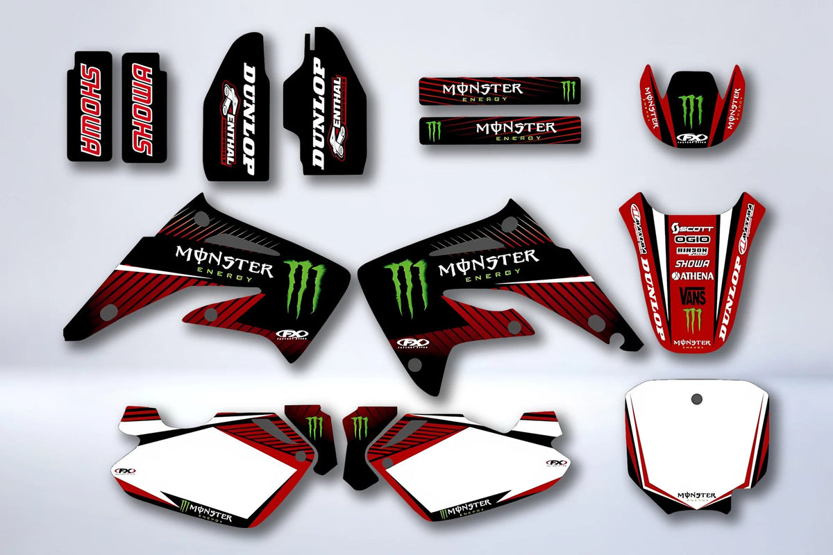 Kit grafiche HONDA CR 85 2003-2012 ROSSO MONSTER