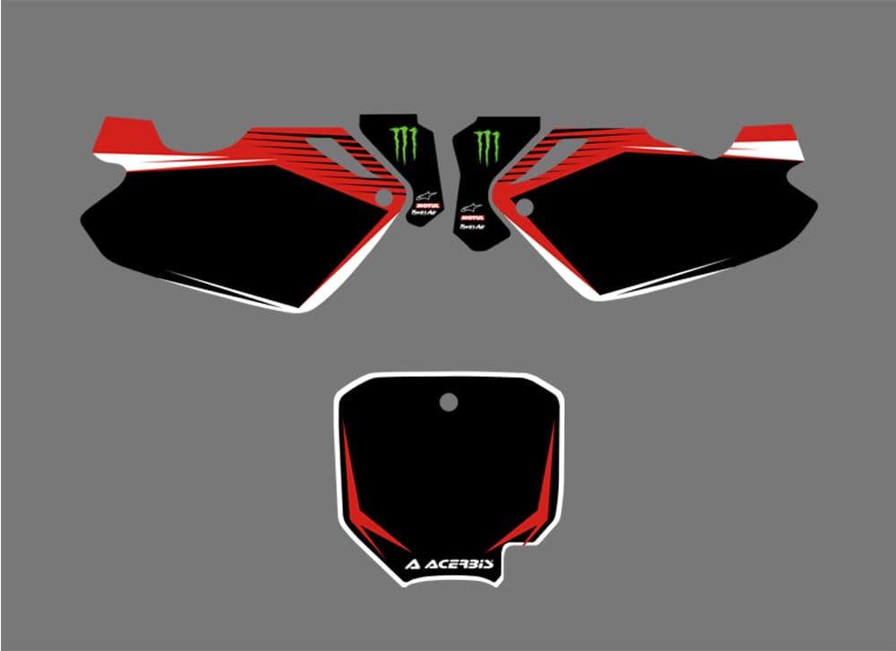 kit grafiche HONDA CR 85 2003-2012 ROSSO MONSTER