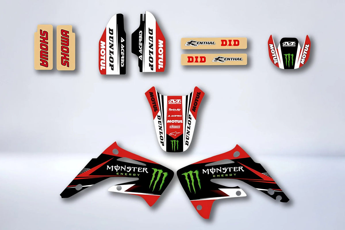 Kit grafiche HONDA CR 85 2003-2012 ROSSO MONSTER