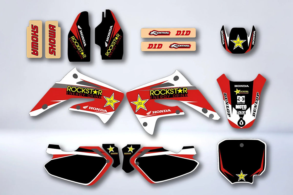 Dekor-Kit HONDA CR 85 2003-2012 ROT ROCKSTAR