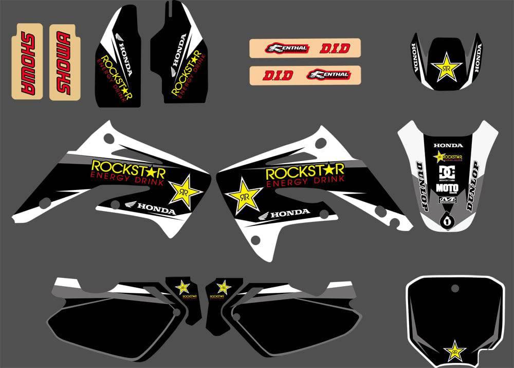 kit grafiche HONDA CR 85 2003-2012 BIANCO ROCKSTAR