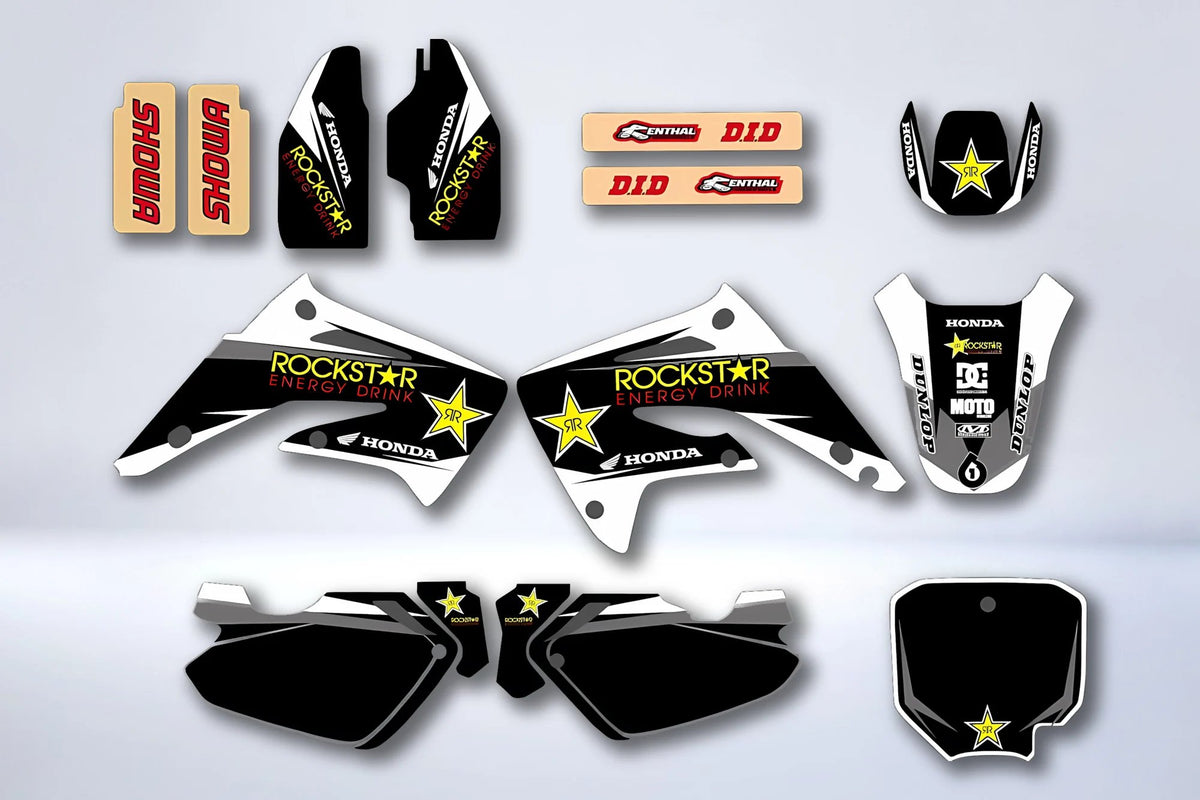 Dekor-Kit HONDA CR 85 2003-2012 WEISS ROCKSTAR