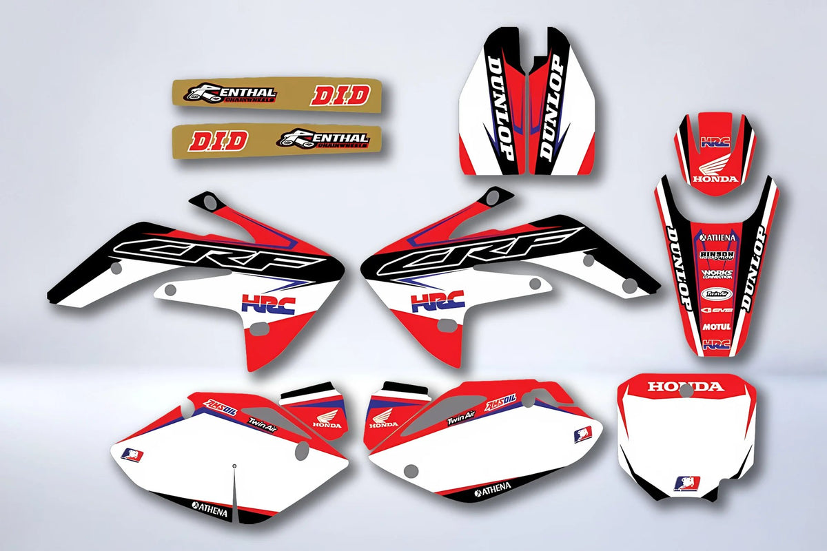 Graphics kit HONDA CRF 150 2007-2018 RED