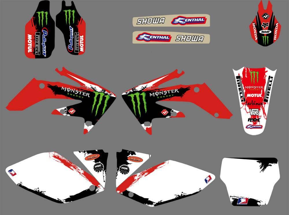 Kit déco HONDA CRF 250 2004-2009 MONSTER
