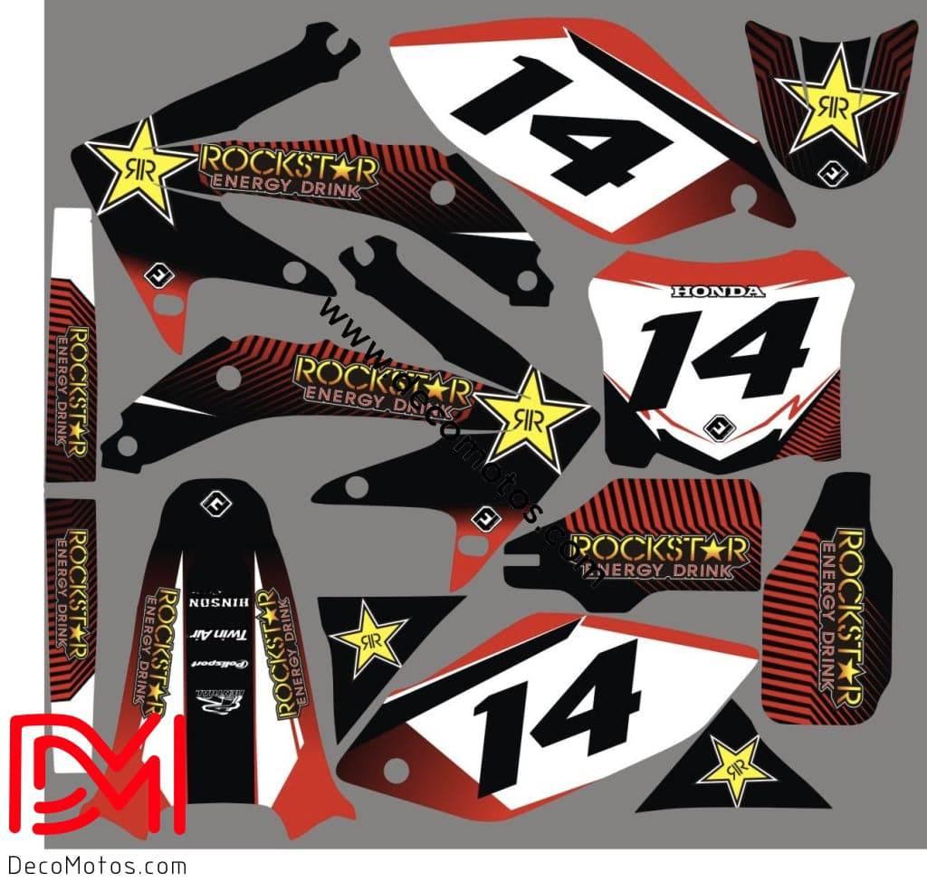 kit gráfico HONDA CRF 250 2004-2009 ROCKSTAR