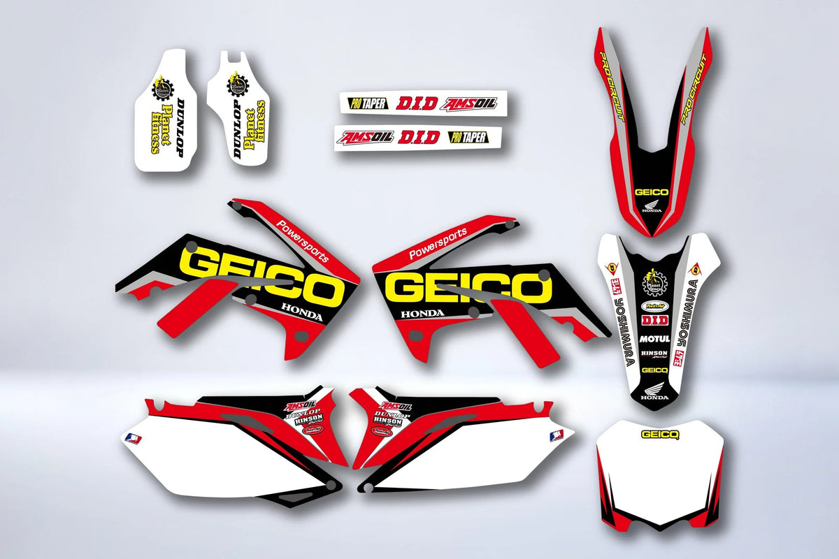 Kit déco HONDA CRF 250-450 2009-2012 - GEICO