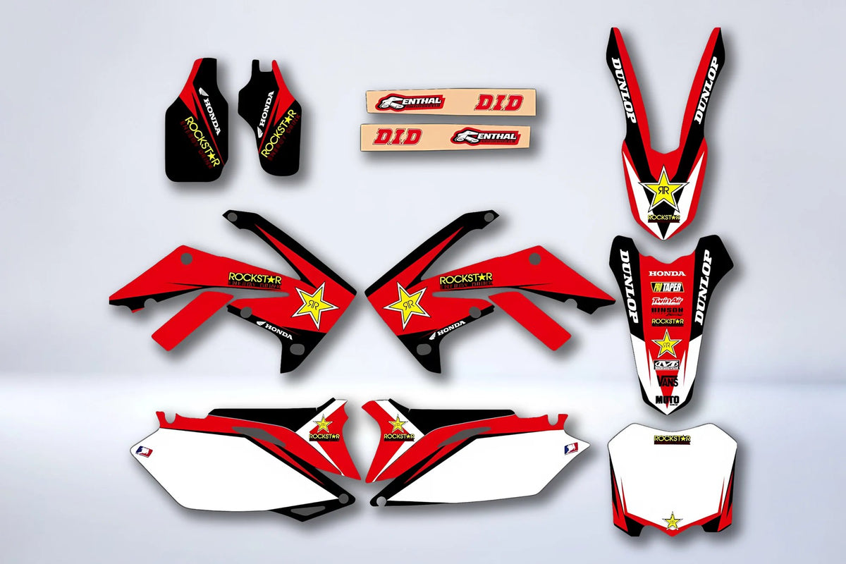 Kit déco HONDA CRF 250-450 2009-2012 - ROCKSTAR