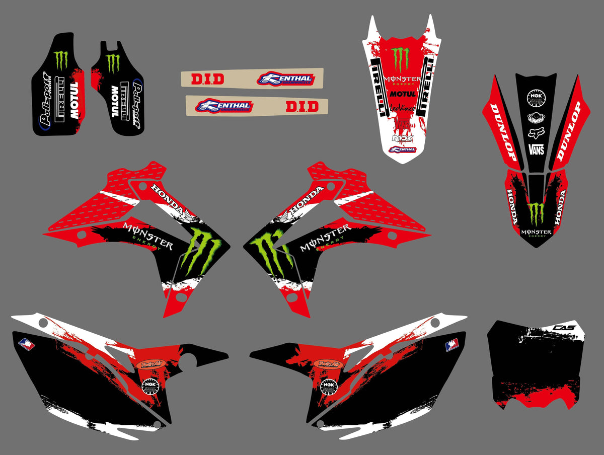 Kit déco HONDA CRF 250-450 2013-2016 MONSTER