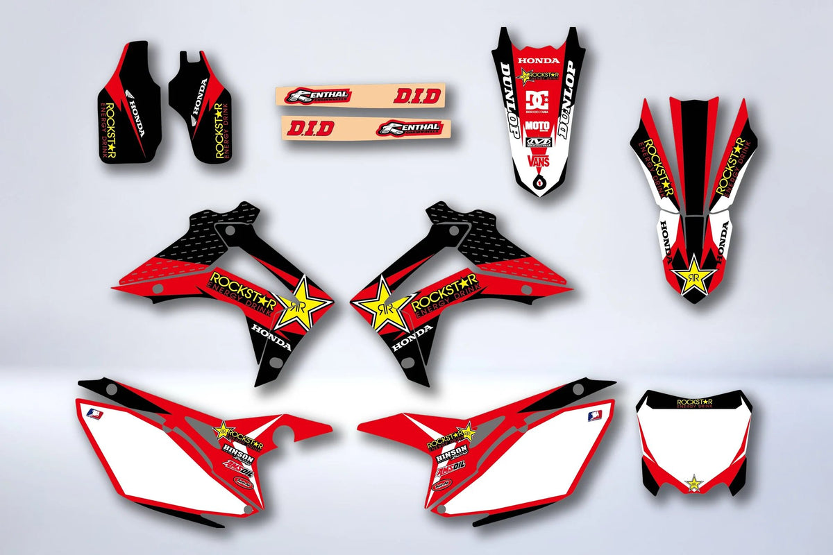 Kit déco HONDA CRF 250-450 2013-2016 ROCKSTAR