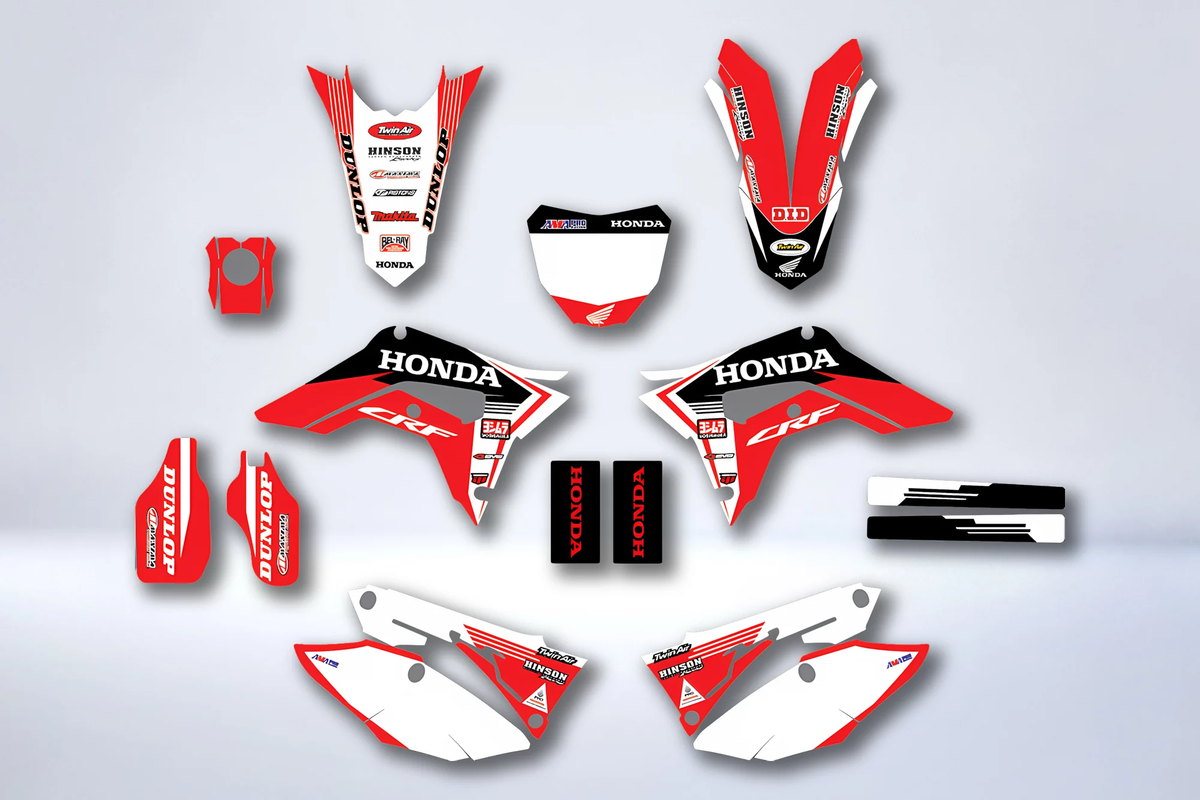 Kit grafiche HONDA CRF 450 2017-2020 CRF 250 2018-2021 - #2
