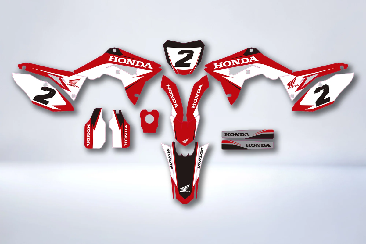 Kit grafiche HONDA CRF 450 2017-2020 CRF 250 2018-2021 - ORIGINE