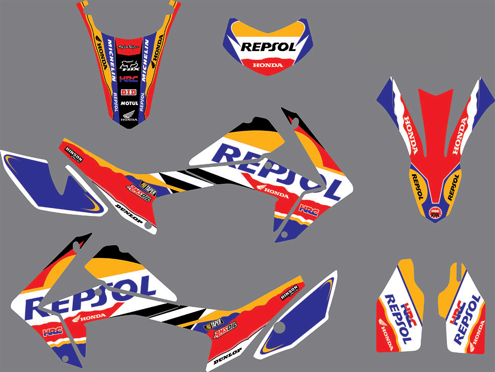 kit gráfico HONDA CRF 250 L 2012-2018 REPSOL