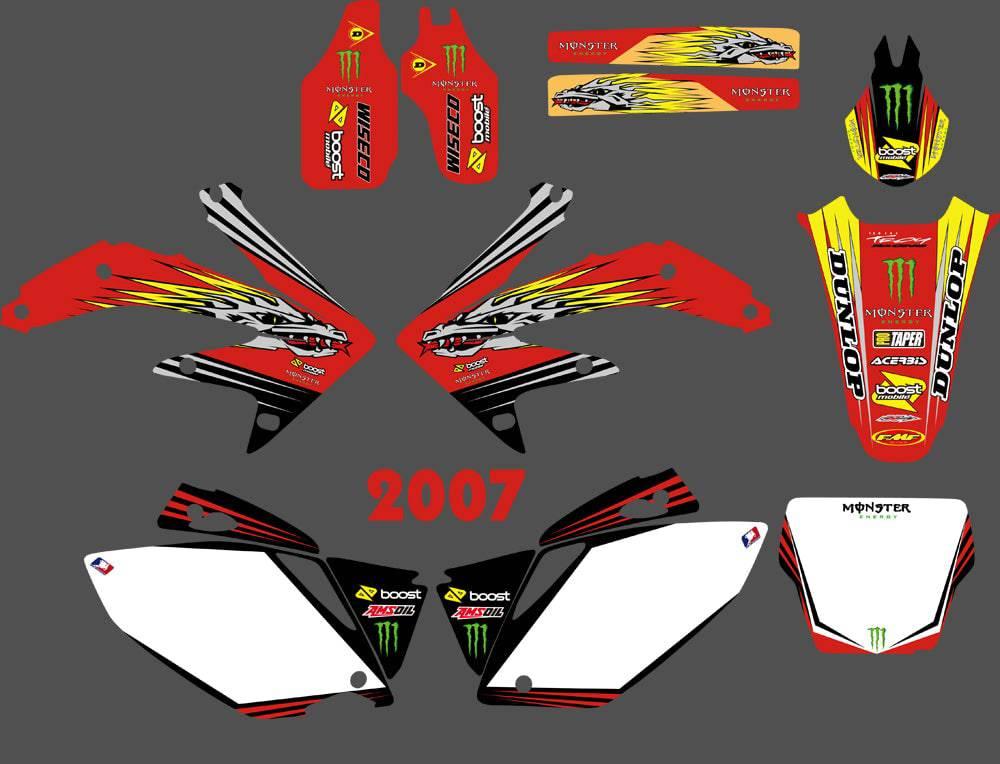 Kit Déco HONDA CRF 450 2005-2008 DRAGON