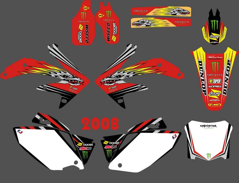 Kit Déco HONDA CRF 450 2005-2008 DRAGON