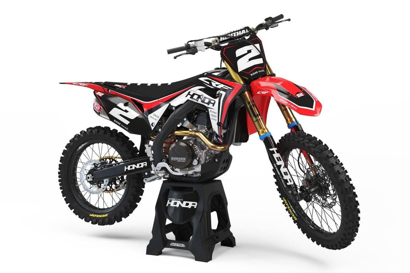 Dekor-Kit HONDA CRF ROT