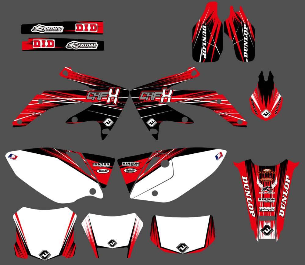 graphics kit HONDA CRF450X 2004-2016 FACTORY