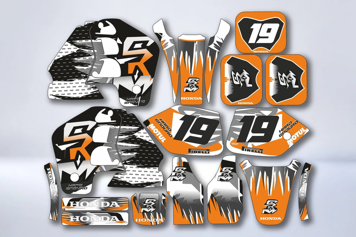 Dekor-Kit HONDA CRM 1995 ORANGE