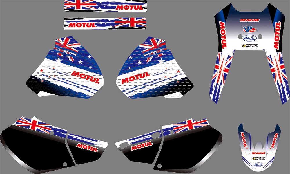 Dekor-Kit HONDA XR 250-400 1996-2004 UK