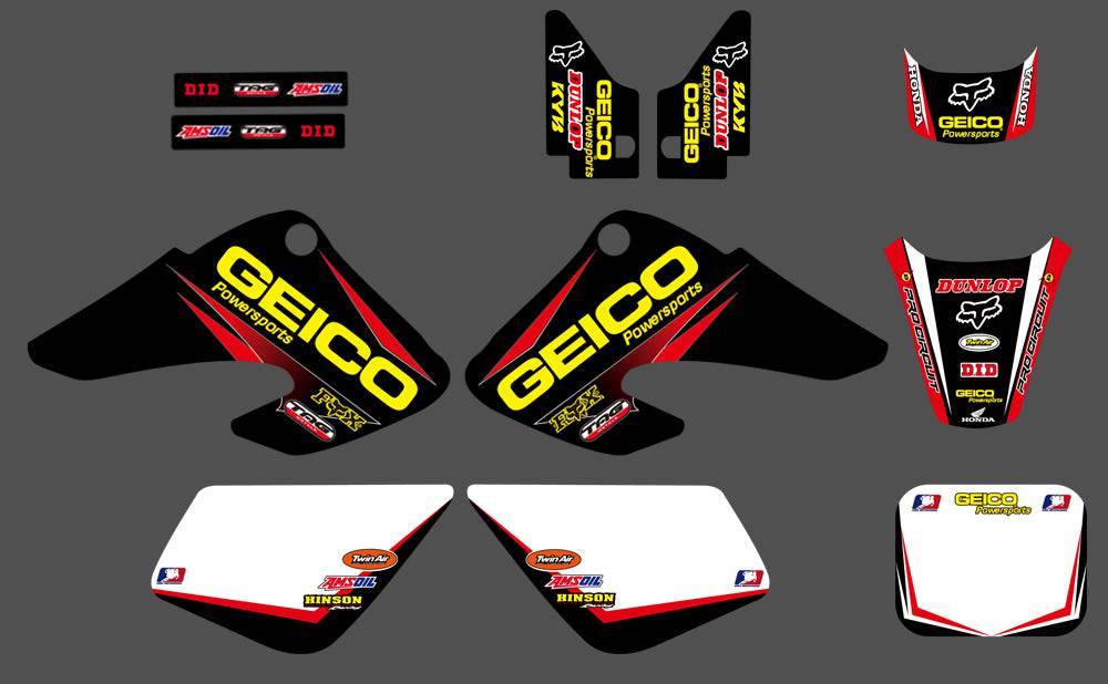 kit gráfico GEICO - HONDA XR 50 2000-2003