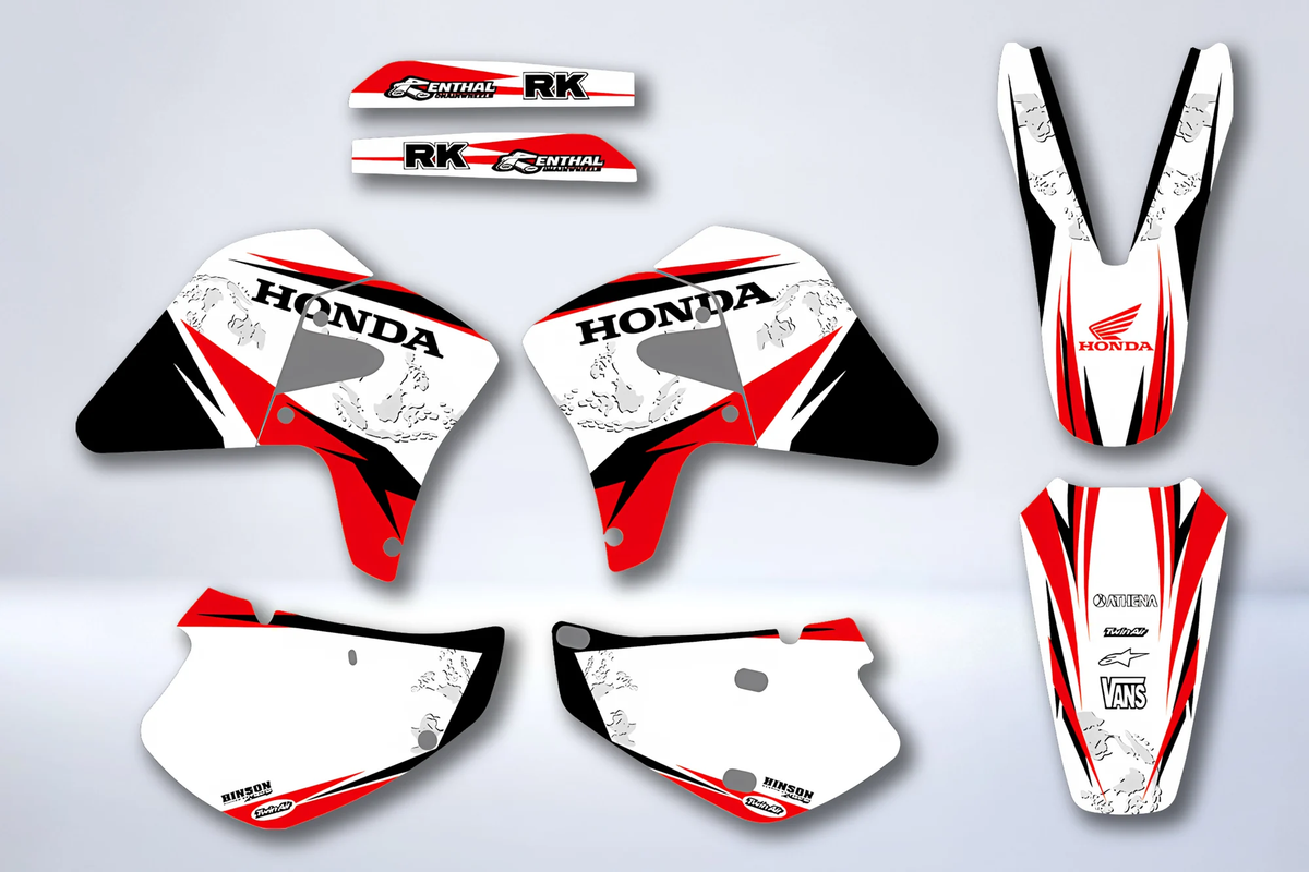 Kit de adhesivos HONDA XR 650 2000-2009 BLANCO #2