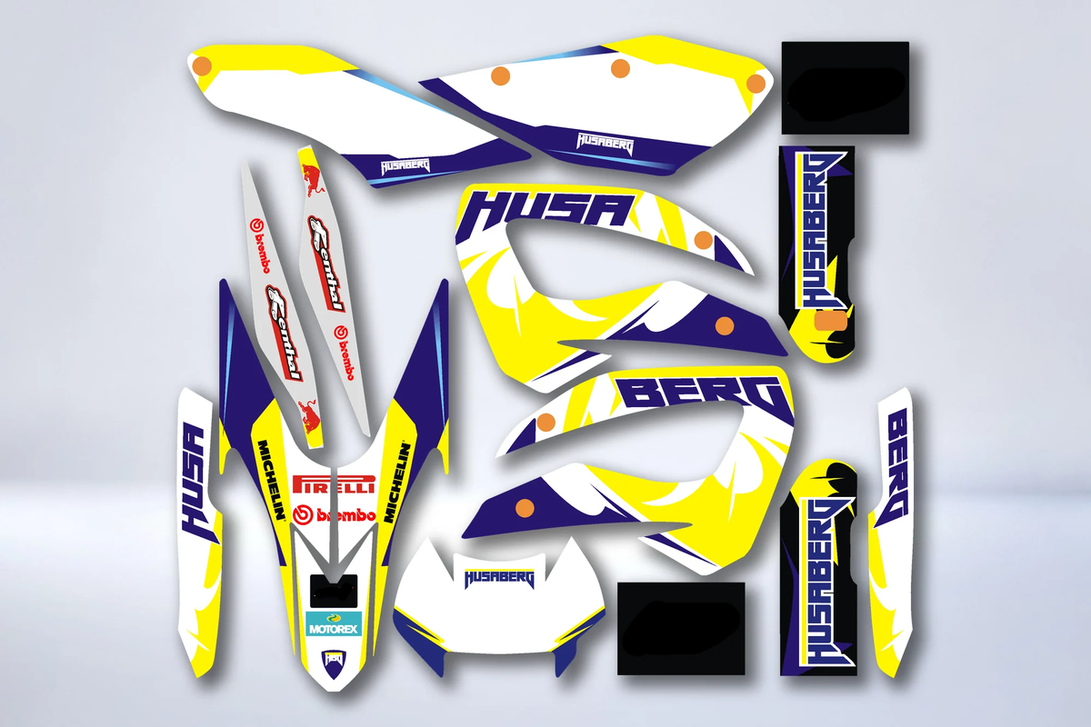 Kit Déco HUSABERG TE/FE 2009-2012 - WHITE