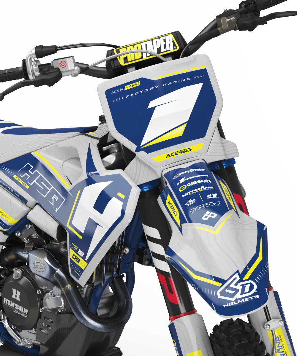 Kit de Decoração Husqvarna FC/TC 2023-2024 & TE/FE 2024-2025 - GREY FACTORY