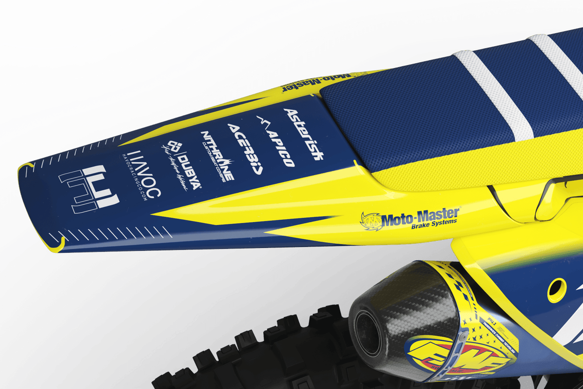 Kit de Decoração Husqvarna FC/TC 2023-2024 & TE/FE 2024-2025 - YELLOW FACTORY