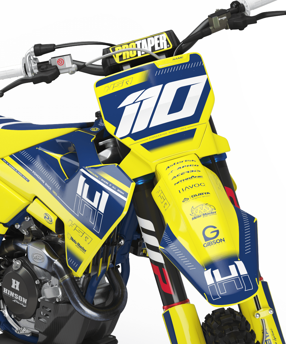 Kit de Decoração Husqvarna FC/TC 2023-2024 & TE/FE 2024-2025 - YELLOW FACTORY