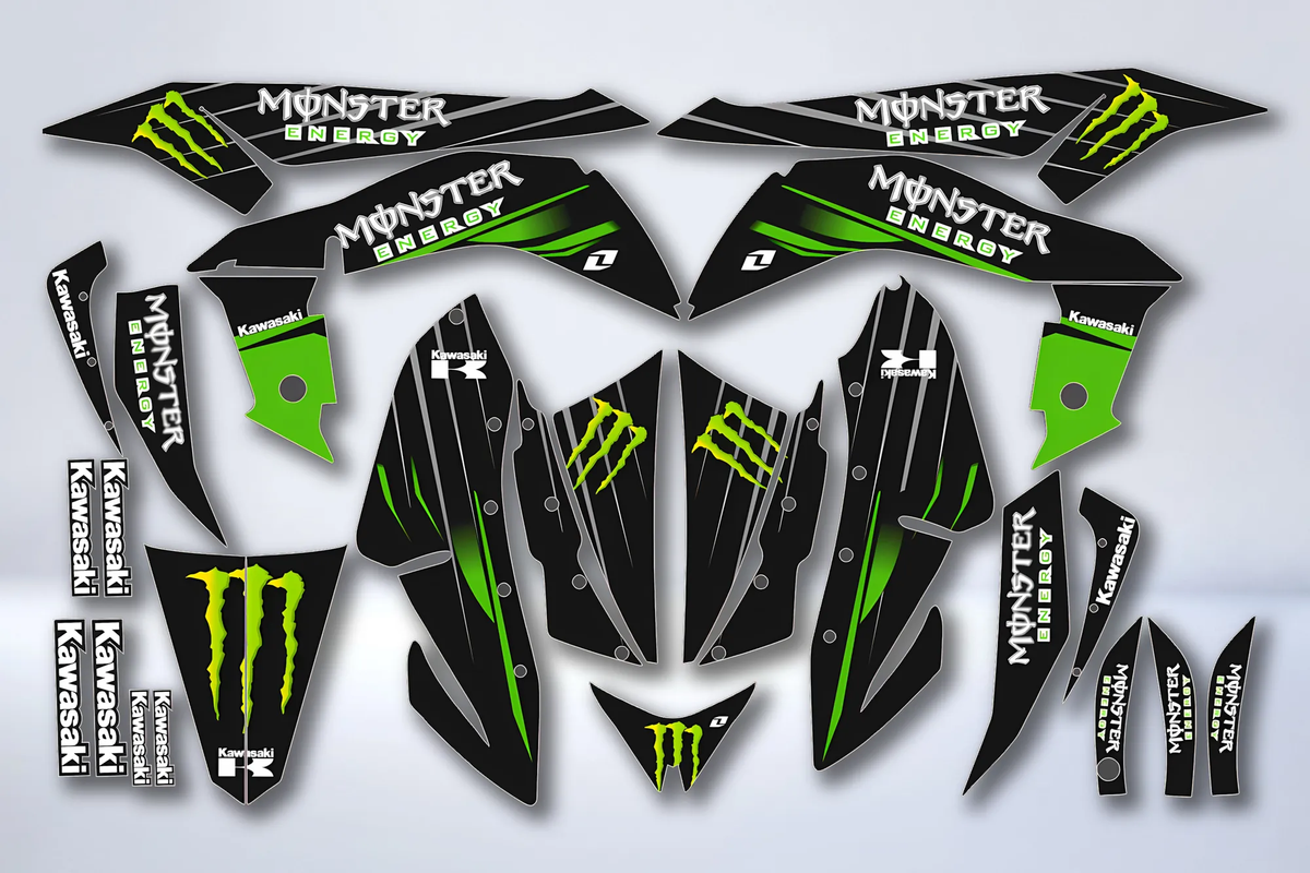 KAWASAKI KFX 450 2006-2012 graphics kit - MONSTER