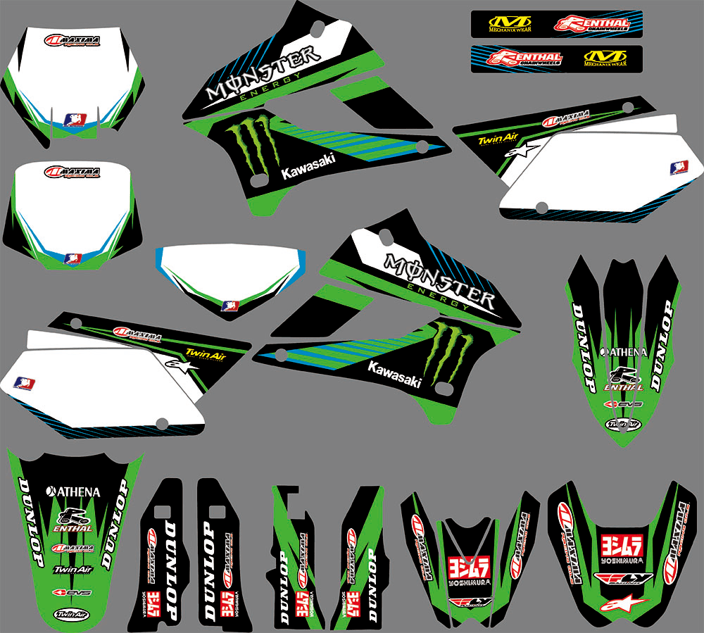 Kit Déco KAWASAKI KLX 250 2008-2018 MONSTER