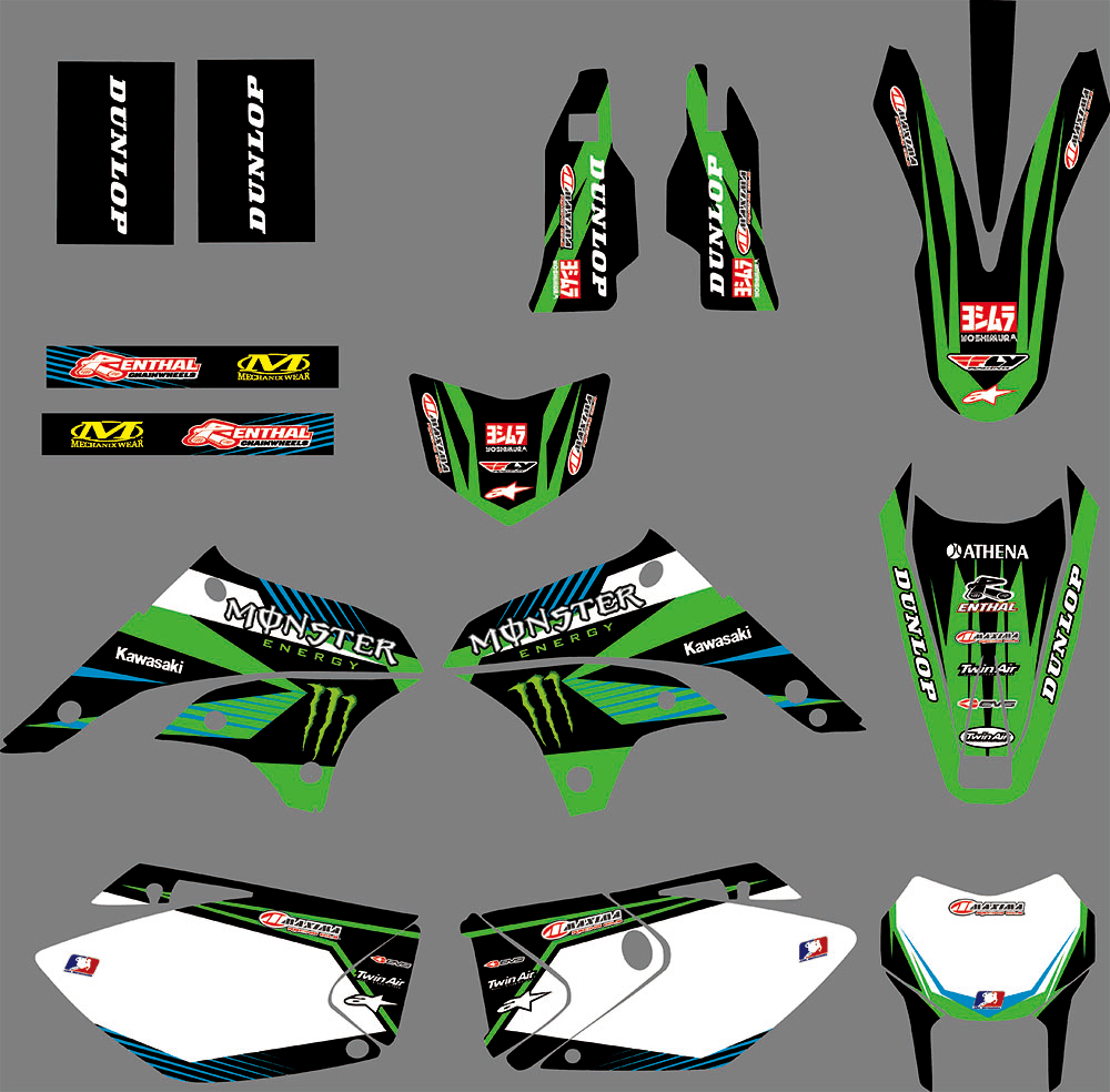 Kit Déco MONSTER #6 - KAWASAKI KLX 450 2008-2018