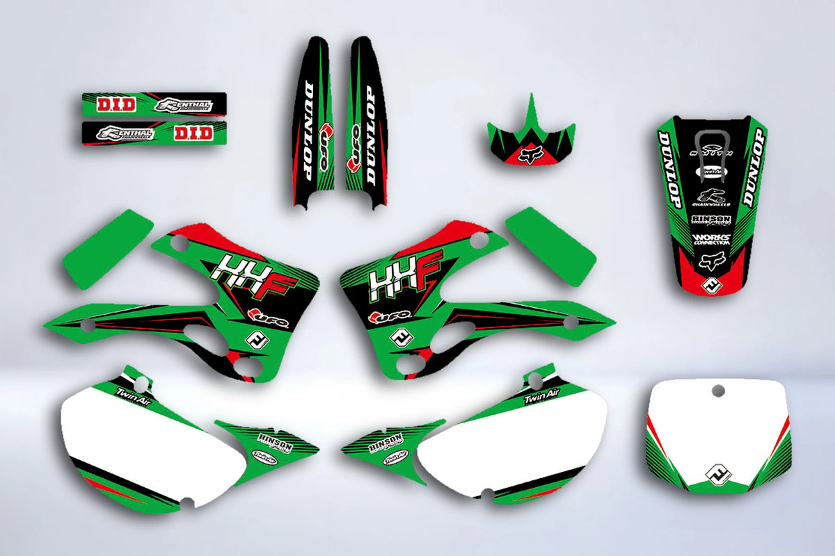 Kit déco KAWASAKI KX 125-250 1999-2002 - HHF