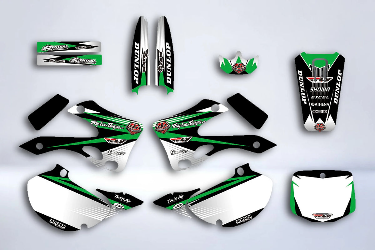graphics kit KAWASAKI KX 125-250 1999-2002 TROY LEE