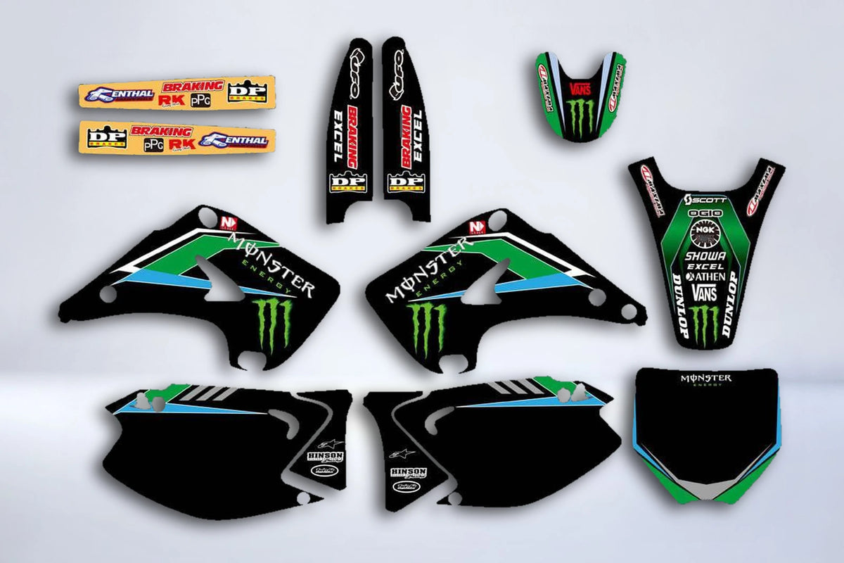 Kit Déco KAWASAKI KX 125-250 2003-2012 - MONSTER #4