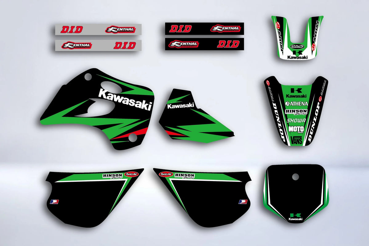 Dekor-Kit KAWASAKI KX 80 1994-1997 - GRÜN