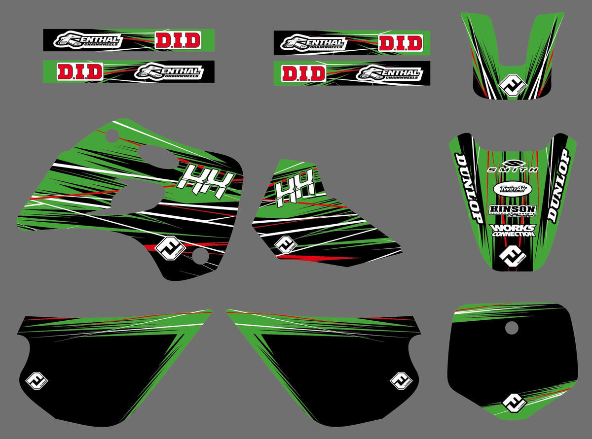Kawasaki KX 80 1994-1997 Deco Kit - HH