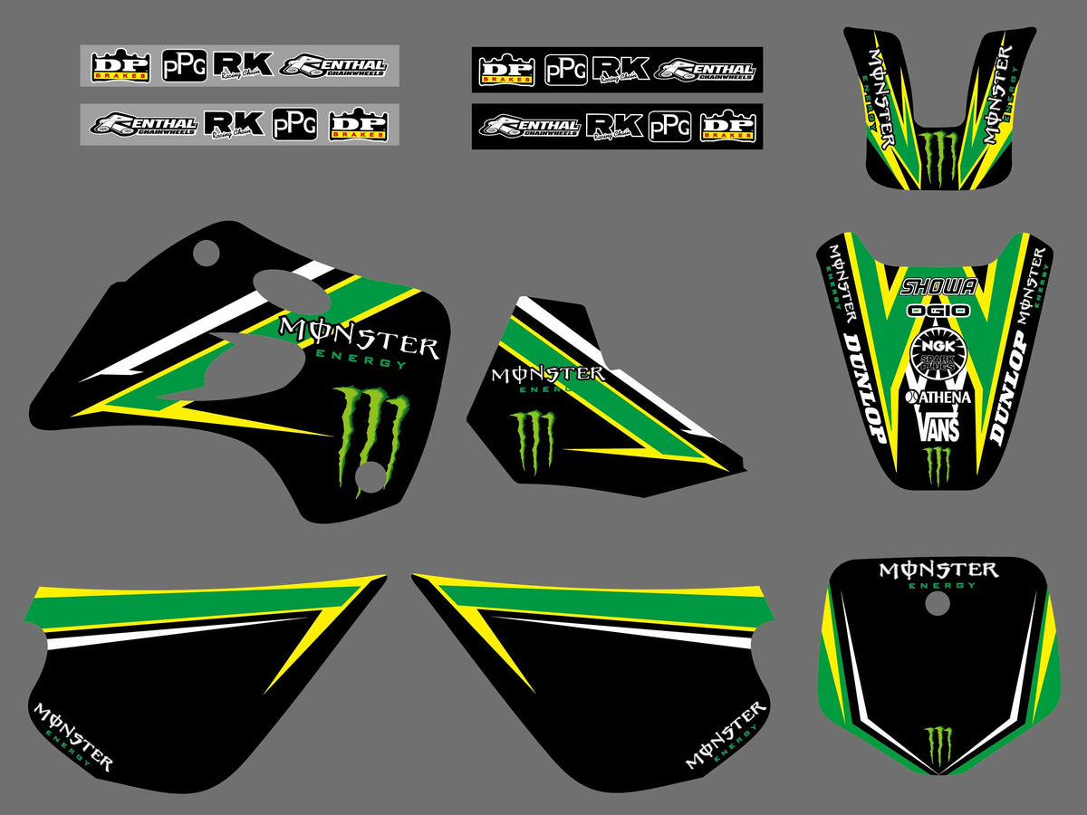 Kit Déco KAWASAKI KX 80 1994-1997 - MONSTER