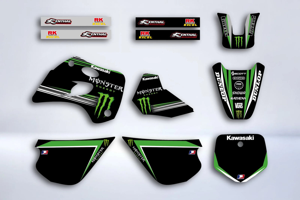 Dekor-Kit KAWASAKI KX 80 1994-1997 - MONSTER #2