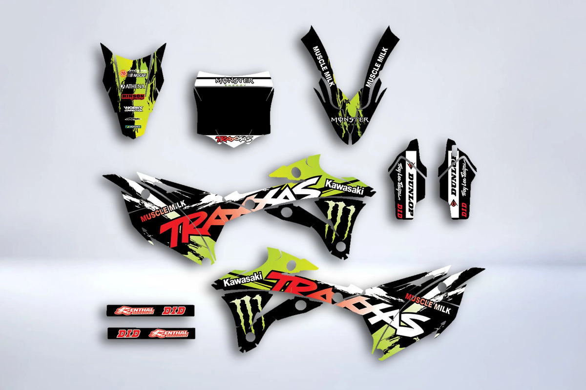 Graphics kit KAWASAKI KX 85-100 2014-2021 - TRAXXAS