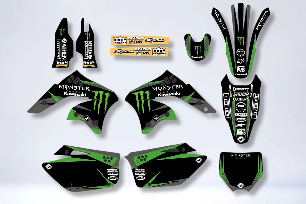 Kit Déco KAWASAKI KXF 250 2006-2008 - MONSTER #2