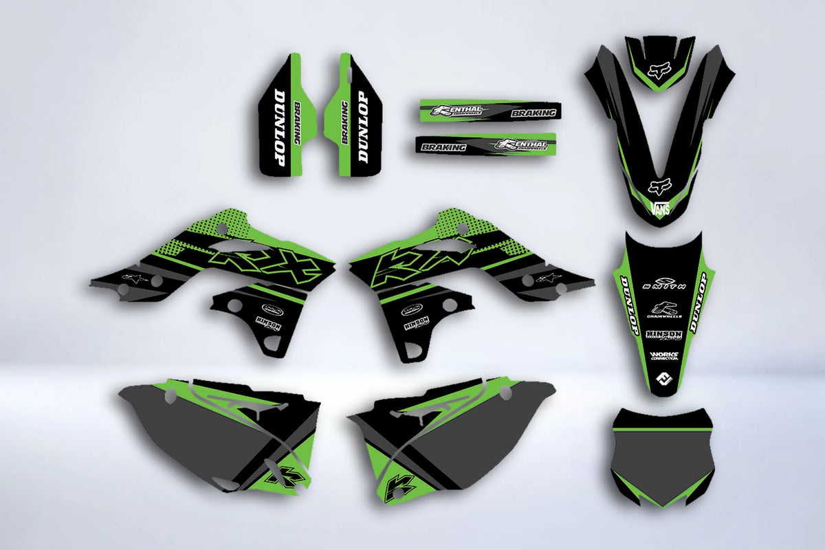 kit gráfico KAWASAKI KXF 250 2013-2016 FACTORY #2