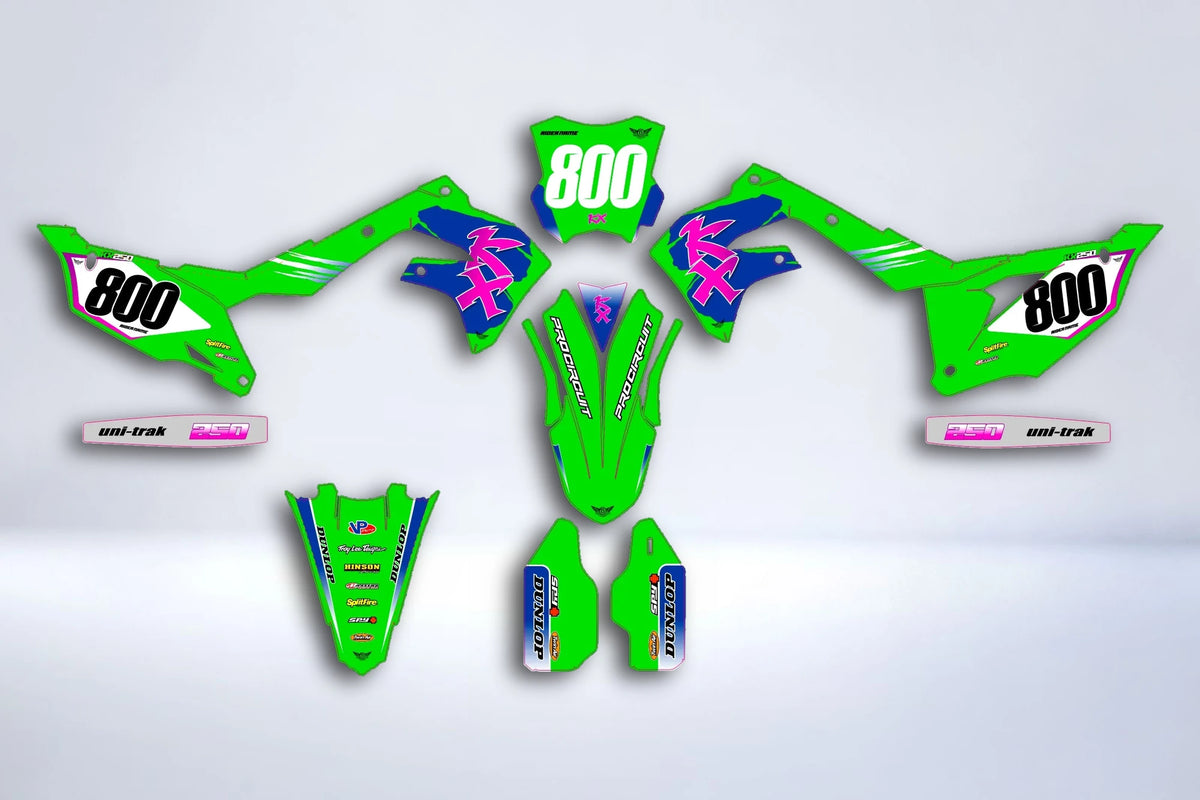 Dekor-Kit Kawasaki KXF 250 2021-2024 & KXF 450 2019-2023 - Blayze