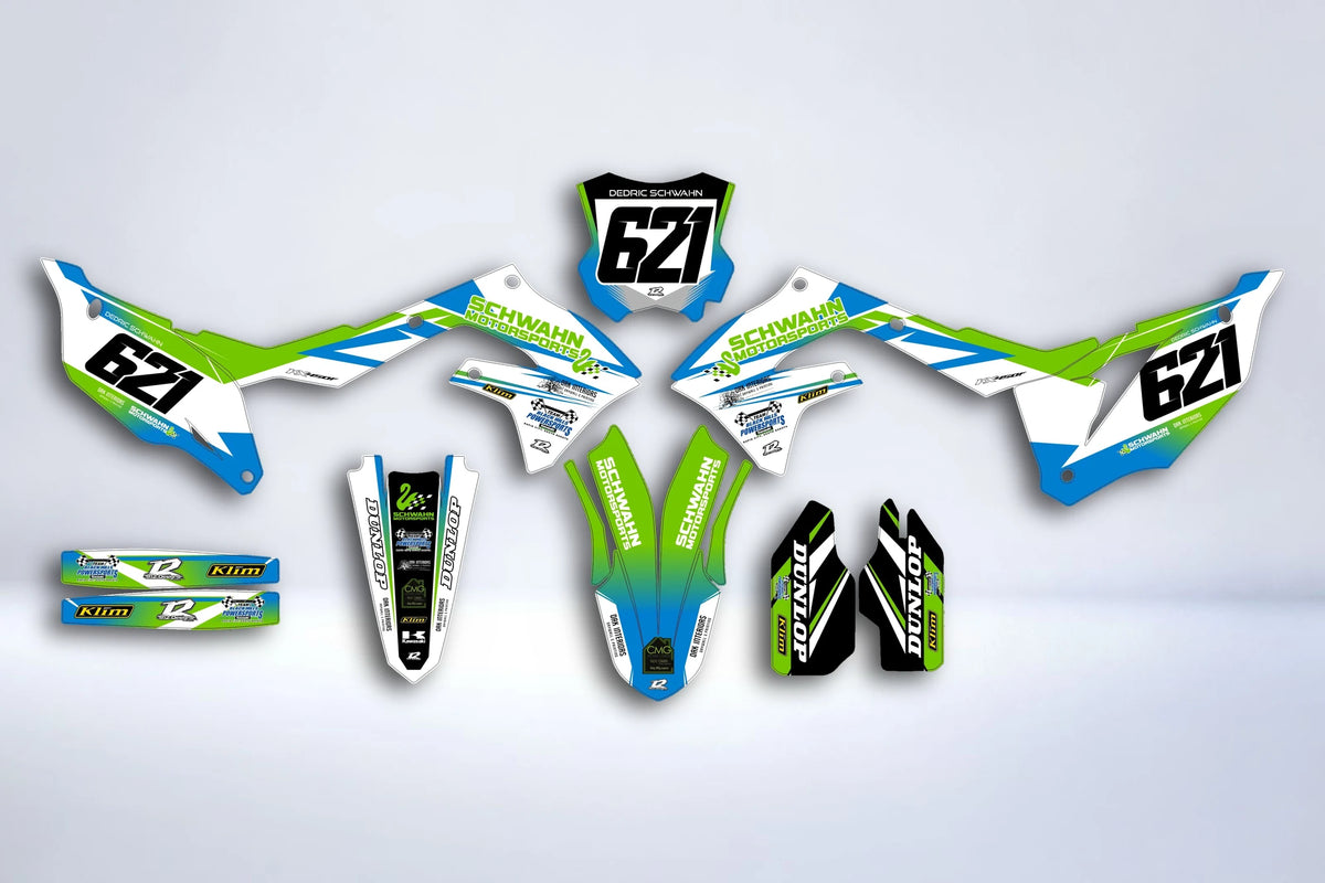 Kit Déco Kawasaki KXF 250 2021-2024 & KXF 450 2019-2023 - Ravynox